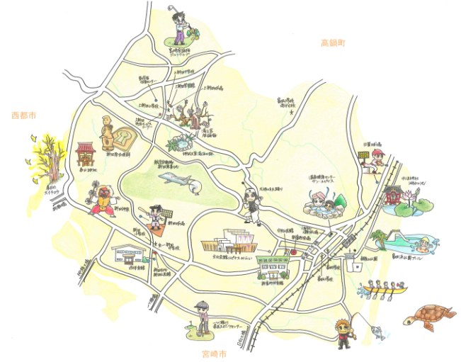 新富町全景