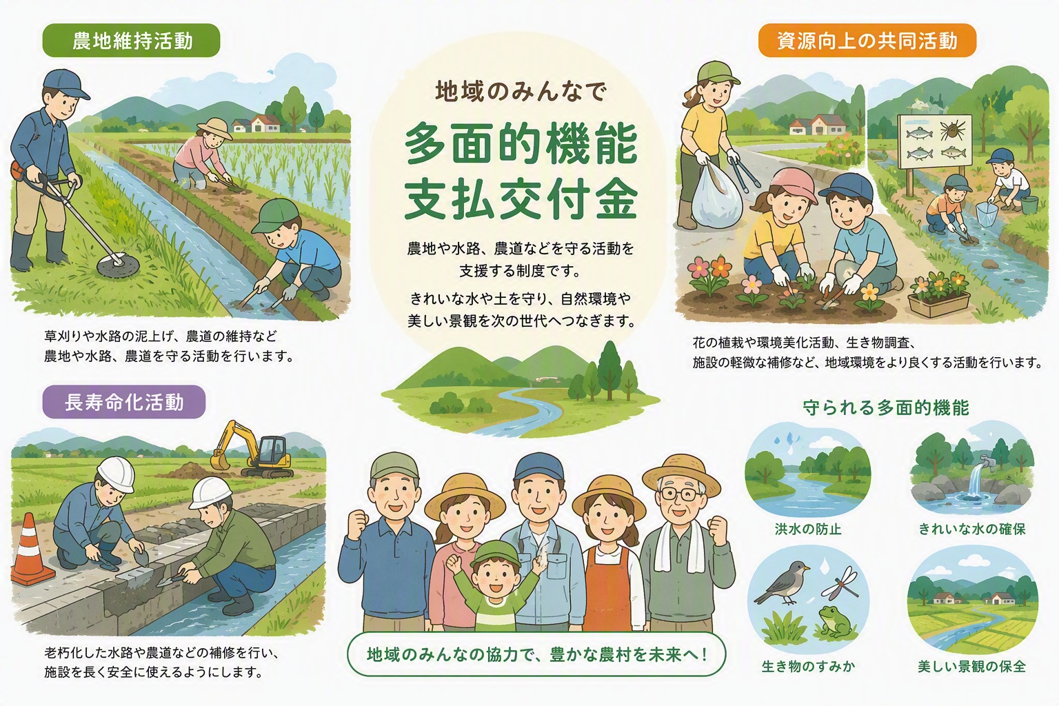 多面的機能支払交付金事業について