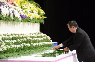 8月15日に戦没者追悼式