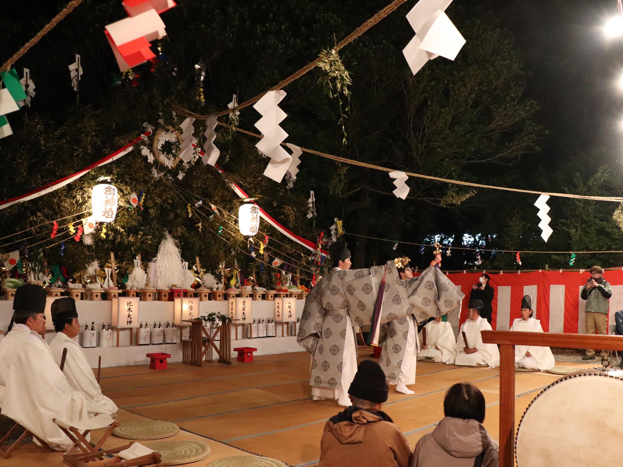 三納代神楽一番神楽