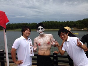 同期で記念撮影