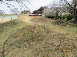 移転した古墳（お大師山公園）