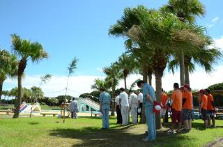 富田浜プール安全祈願祭