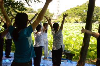 湖水ヶ池でグリーンイベント開催中