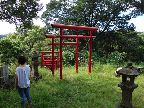 山頂付近