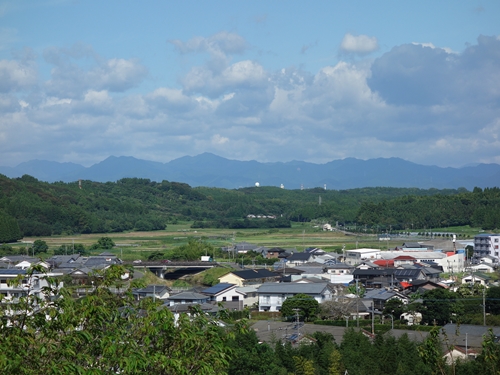 下山途中の景色