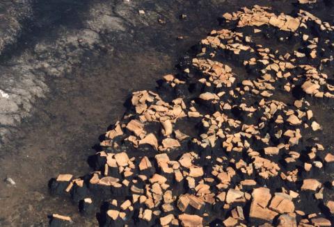 百足塚古墳から出土した埴輪たち/新富町