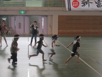 かけっこの様子