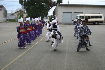 元禄坊主踊りの様子