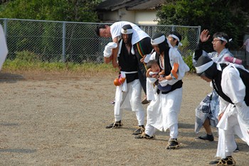元禄坊主踊りの様子