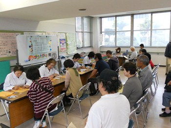 特定健診の様子